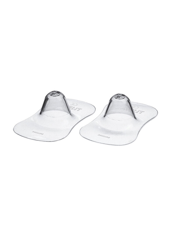 

Avent Silicone Nipple Shield Protector, 2 Pieces, Medium, Clear