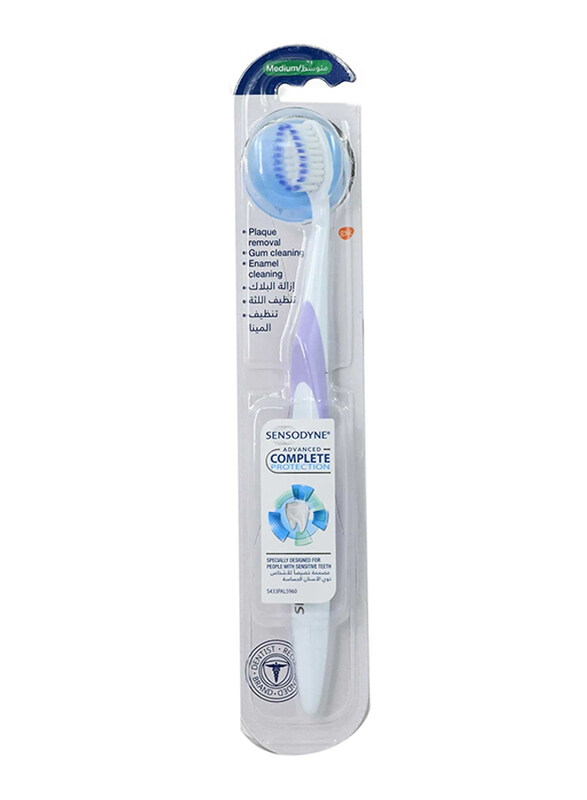 

Sensodyne Medium Complete Protection Toothbrush, White, 1 Piece