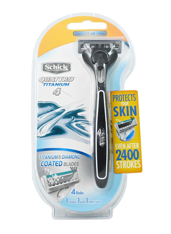 

Schick Quattro Titanium Razor Kit, Black