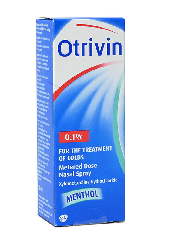 Otrivin 0.1% Menthol Spray Adult, 10ml