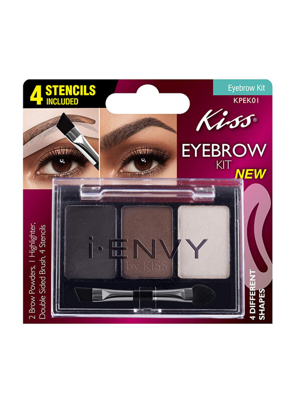 

Kiss I Envy Eyebrow Kit, KPEK01, Multicolour