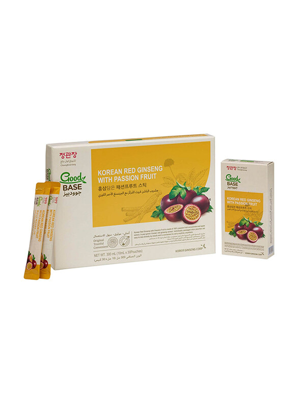 

Cheong Kwan Jang Passion Fruit Drink With Korean Red Ginseng Set, 10ml x 30 Pouches