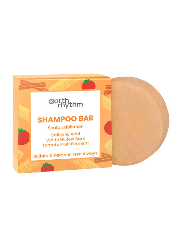 

Earth Rhythm Shampoo Bar Salicylic Acid Willow Bark & Tomato, 80gm