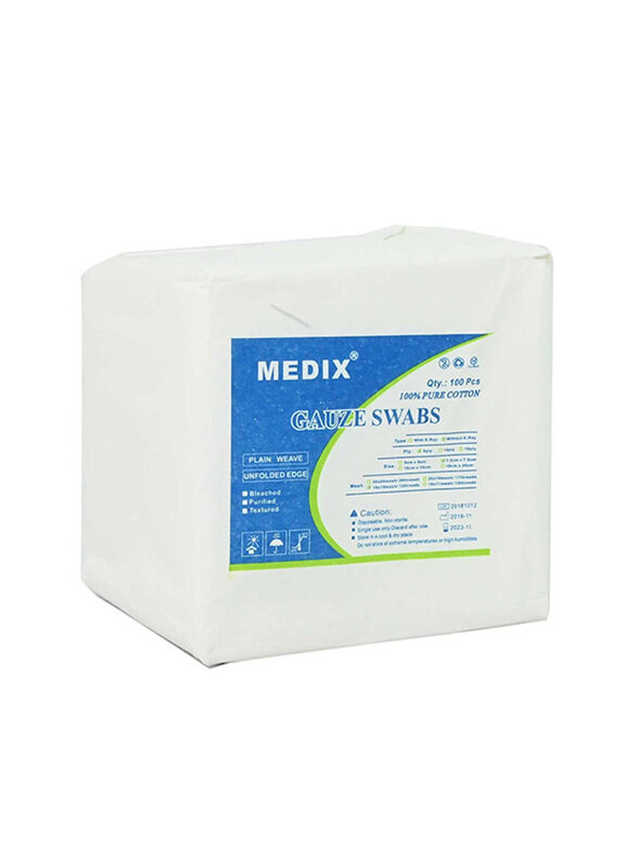 

Medix Gauze Sponge, 3 x 3-inch, 100-Pieces