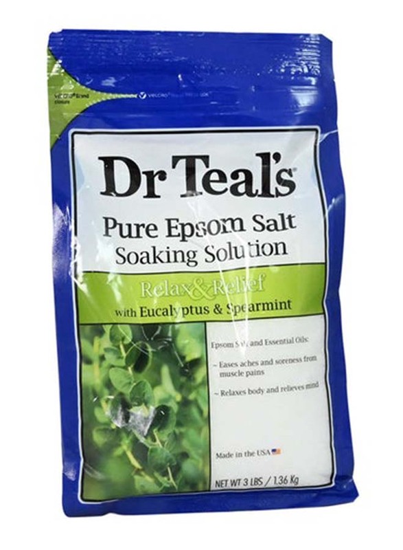 Dr Teal's Eucalyptus & Spearmin Bath Salt, 1.36 Kg