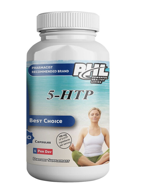 

PHL Nutrition 5-Hydroxytryptophan Supplement, 100mg, 60 Capsules