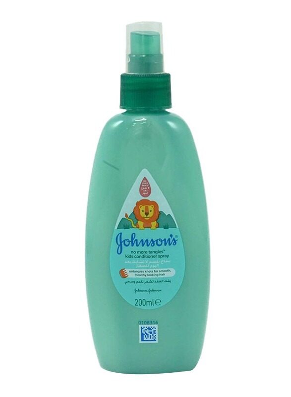 

Johnson & Johnson 200ml No More Tangle Baby Spray for Babies, Green