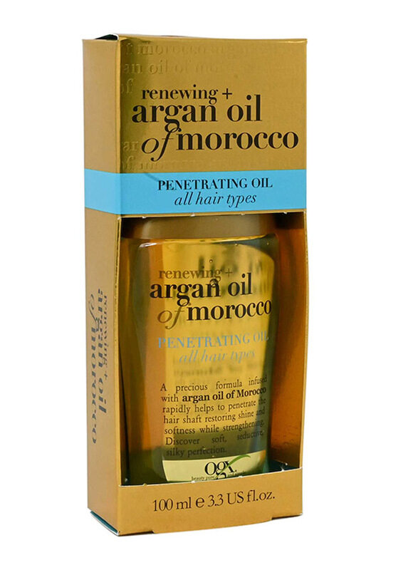 

Ogx Moroccan Argan Penetratin Hair Oil for All Hair Types, 100ml
