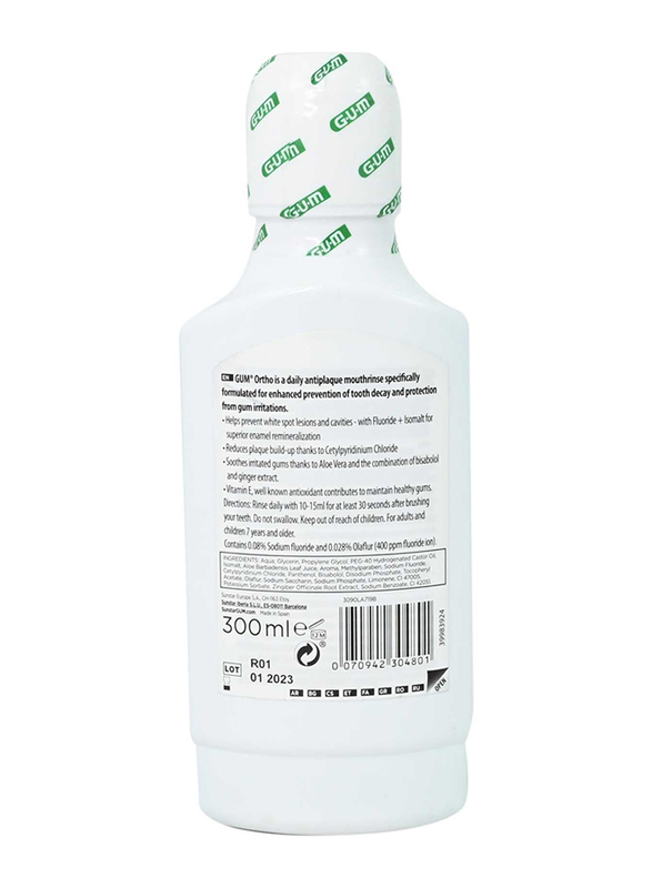 Butler Gum Ortho Mouth Wash, 300ml