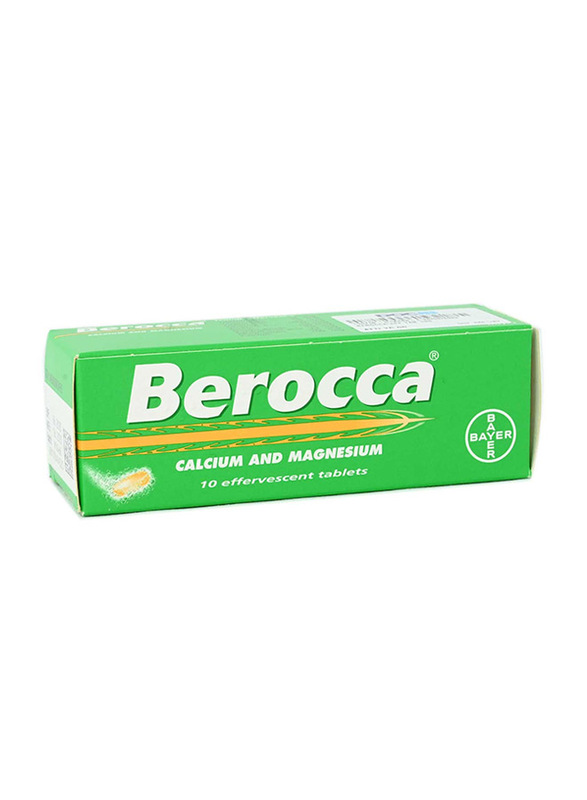 Bayer Berocca Calcium & Magnesium Effervescent, 10 Tablets