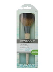 Ecotools Bamboo Sheer Powder Makeup Brush for Sheer Coverage, 1200, Beige