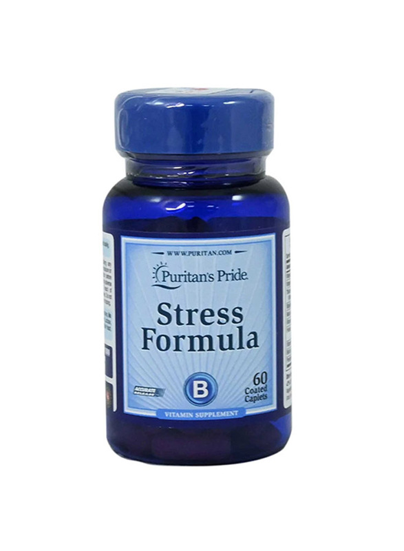 Puritans Pride Stress B Complex + Vit C Supplements, 60 Caplets