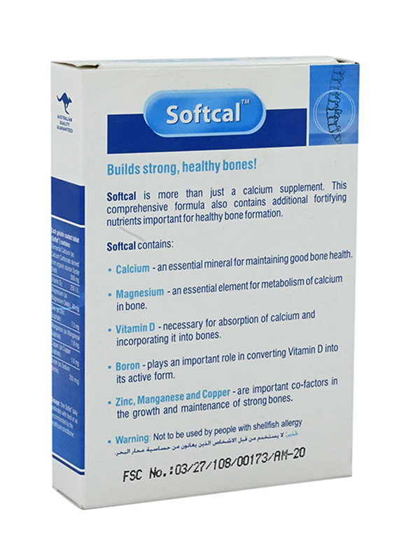 Softcal Bone Health Dietary Supplements, 30 Softgels