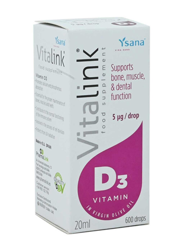 

Sana Vita Link D3 5Mcg 200Iu Drops, 20ml