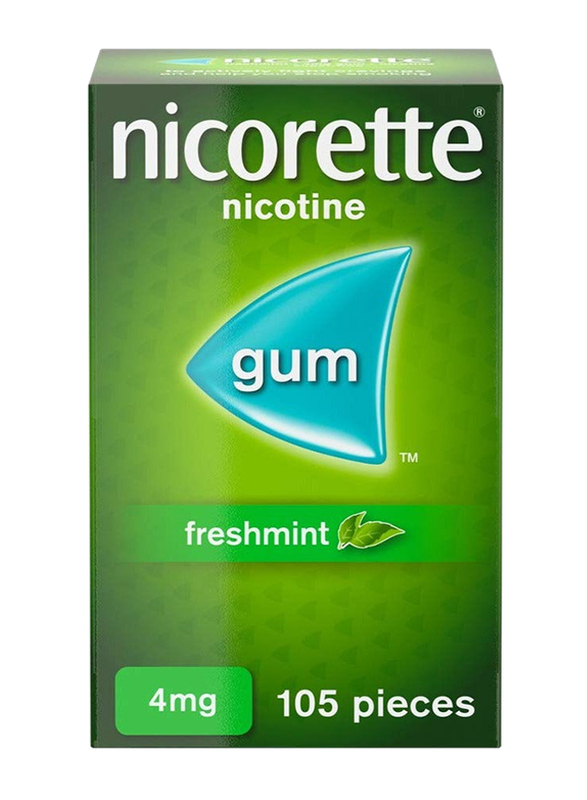 Nicorette Fresh Mint 4mg Nicotine Gum for Smoking Aid, 30 Chews