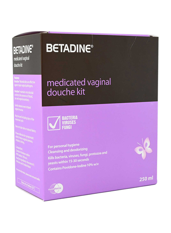 Betadine Vaginal Kit, Purple, 250ml