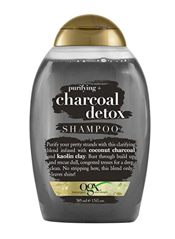 

Ogx Purifying + Charcoal Detox Shampoo for All Hair Types, 385ml