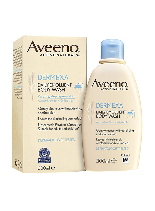 Aveeno Dermexa Emollient Body Wash, 300ml