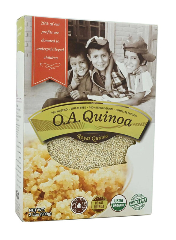 

O.A.Foods O.A. Organic 100% Premium White Quinoa, 909gm