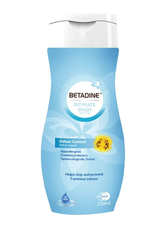 Betadine Odour Control Intimate Wash, Blue, 250ml