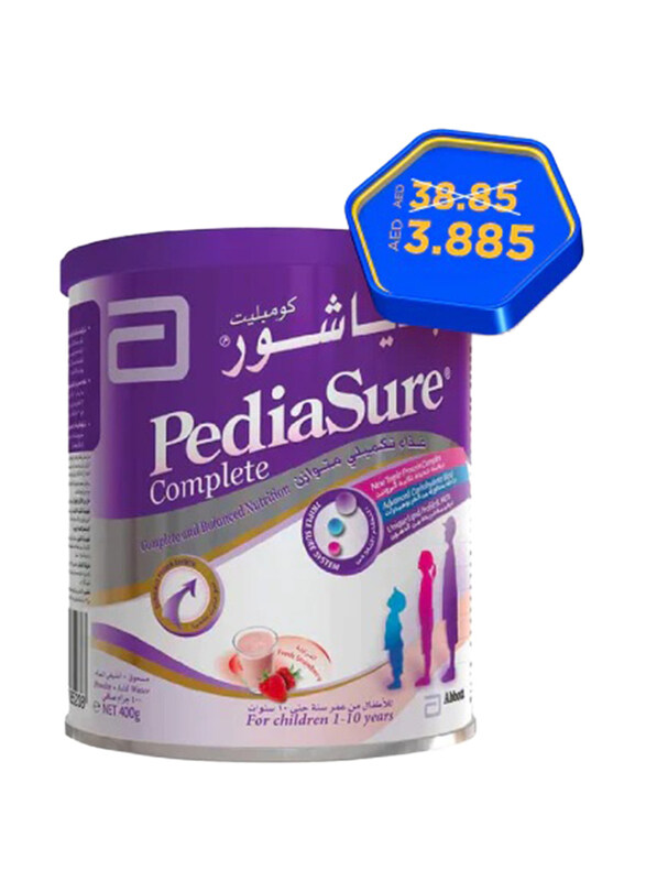 

Abbott Pediasure Complete Strawberry Milk Formula, 400g