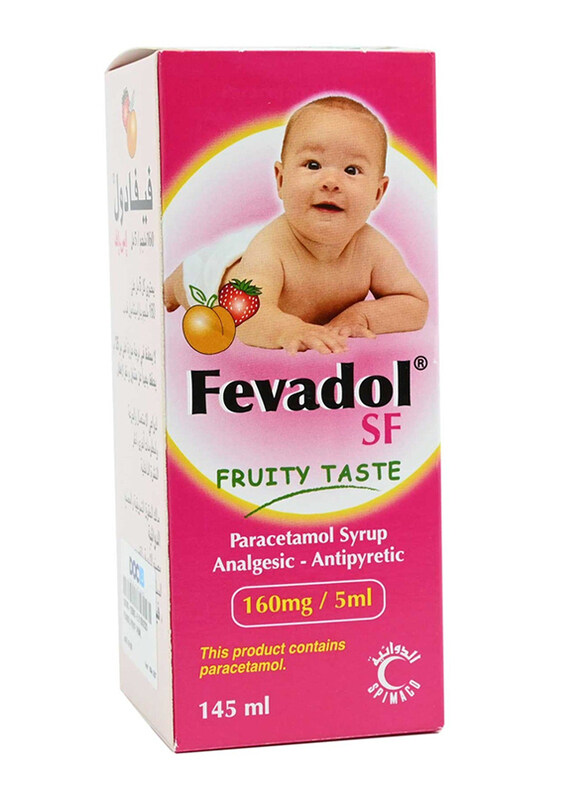 

Fevadol SF Fruity Taste Paracetamol Syrup, 145ml