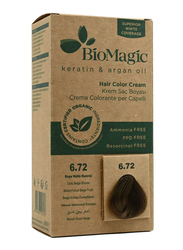 BioMagic Hair Color Cream, 60ml, 6.72 Dark Beige Blonde