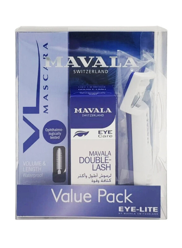

Mavala Volume and Length Mascara with Eye Lash Curter Kit, Black