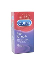 Durex Feel Smooth Condom, 12 Pieces