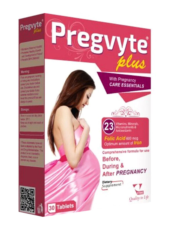 

Vitane Pregvyte Plus Dietary Supplement, 30 Tablets