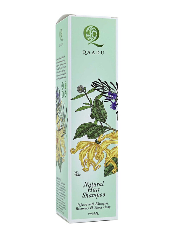 

Qaadu Natural Hair Shampoo for All Hair Types, 200ml