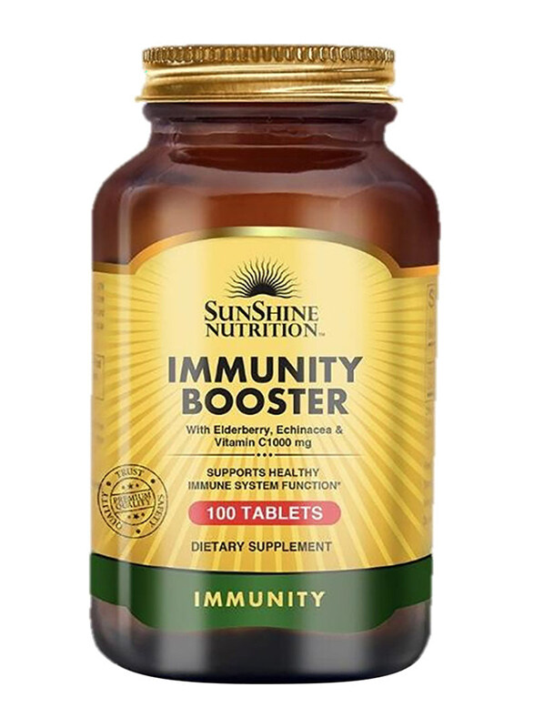 

Sunshine Nutrition Immunity Booster 100 Dietary Supplement, 100 Tablets