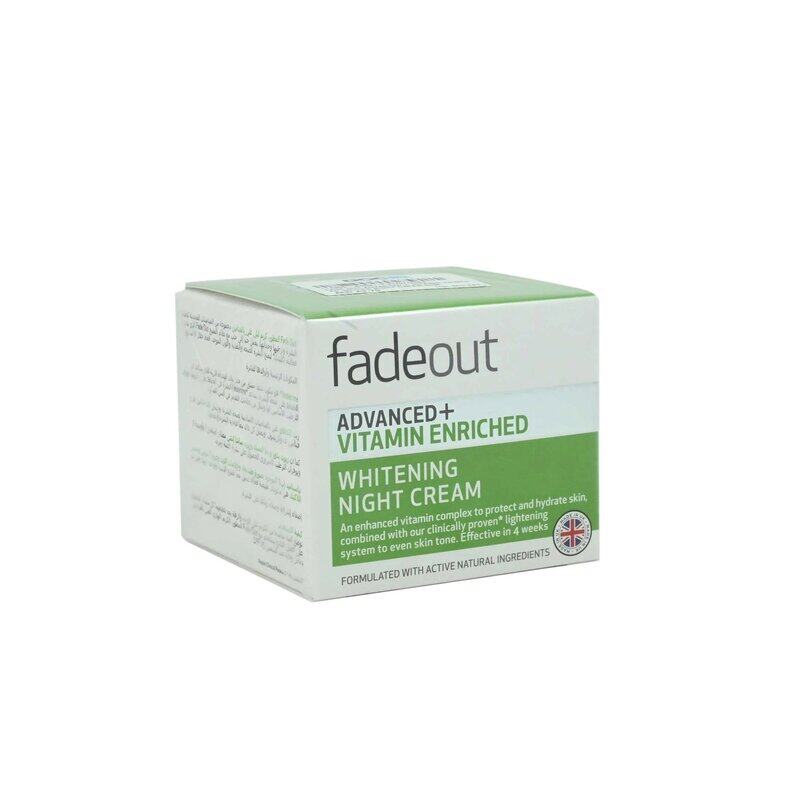 

Fade Out Advanced Plus Vitamin Enriched Whitening Night Cream, 50ml