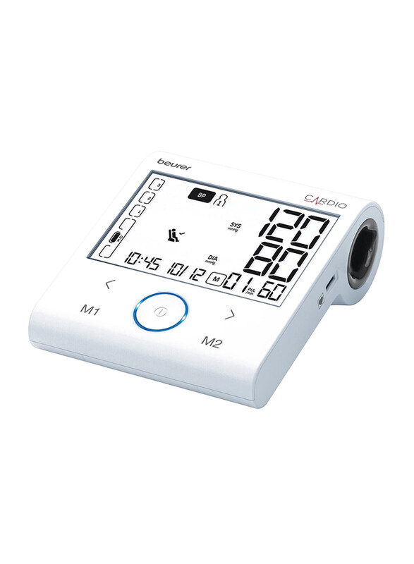 

Beurer Cardio Blood Pressure Monitor With ECG Function, BM-96, White