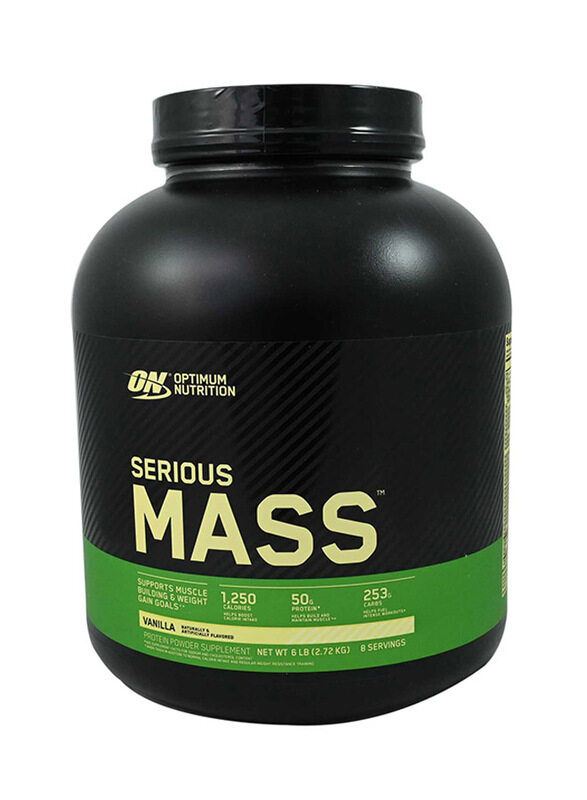 

Optimum Nutrition Serious Mass Protein Powder, 6 Lbs, Vanilla
