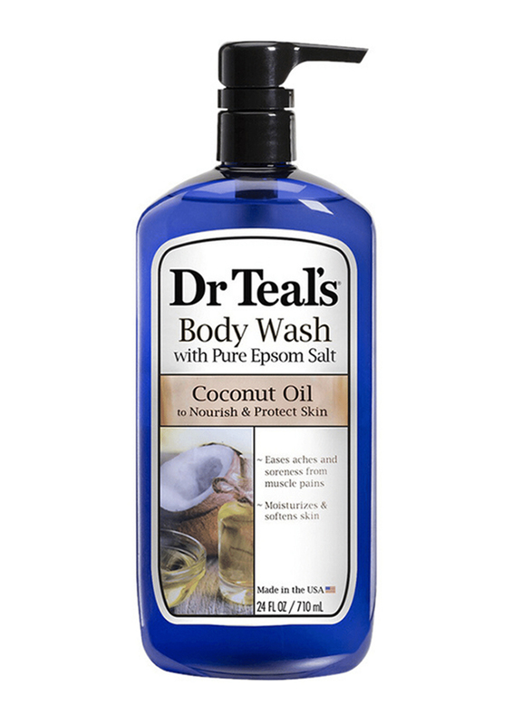 Dr Teal's Coconut Oil Epsom Salt Body Wash, 710ml