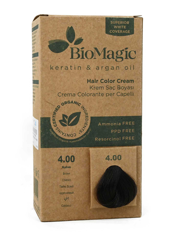 Biomagic Intense Hair Color Cream, 3 Pieces, Brown, Light Brown, Dark Blonde, Intense Chocolate Brown