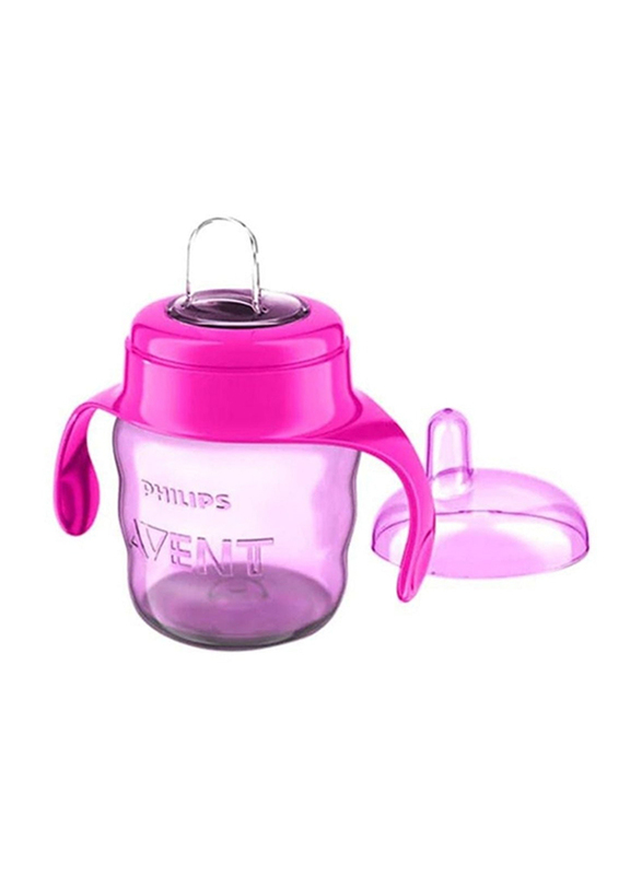 Avent Classic Training Feeding Bottle for Baby Girl, 1+ Month, 200ml, Pink