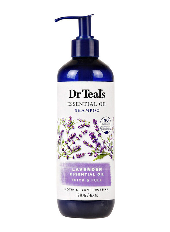 

Dr. Teal's Lavender Essential Oil Shampoo for All Hair Types, 473ml