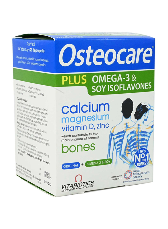 Vitabiotics Osteocare Plus Supplements, 84 Tablets/Capsules