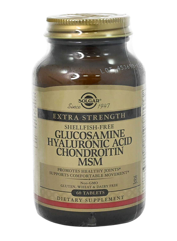 

Solgar Glucos Hayaluronic Acid Chondroitin, 60 Tablets