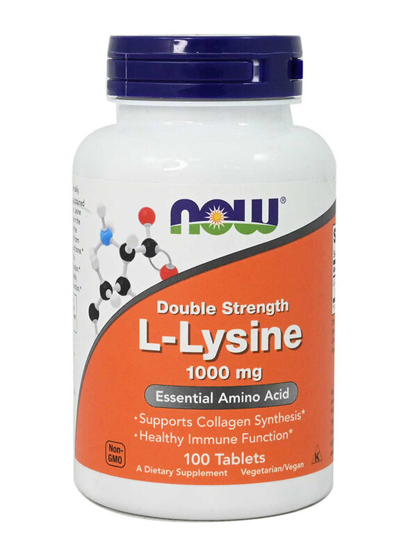 

Now L-lysine Dietary Supplements, 1000mg, 100 Tablets