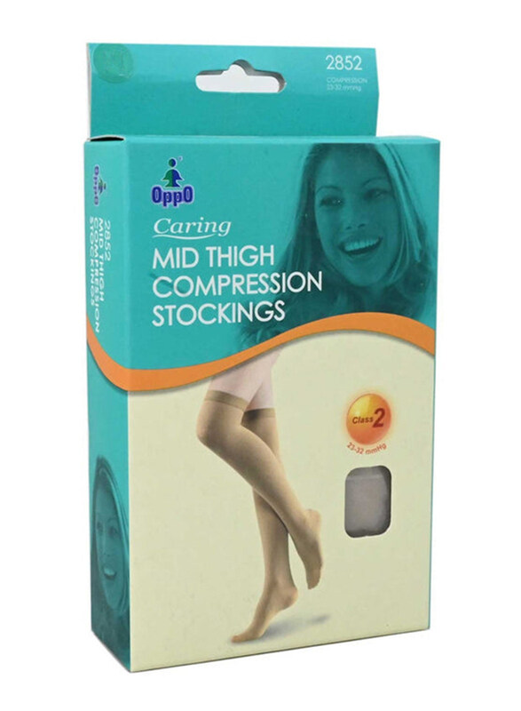 

Oppo Caring Mid Thigh Compression Stockings, 2852, Medium