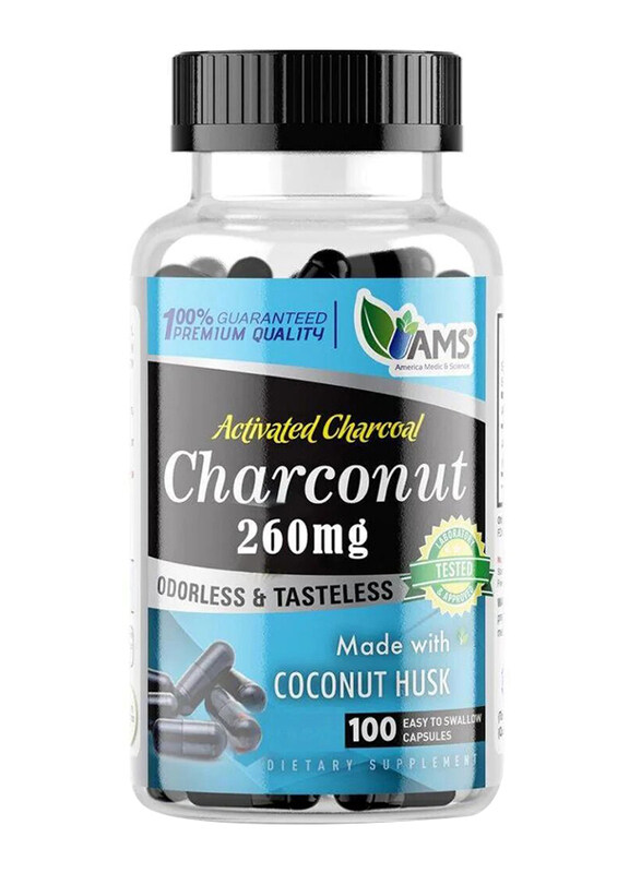 

Ams Charconut 260 Mg, 100 Capsules