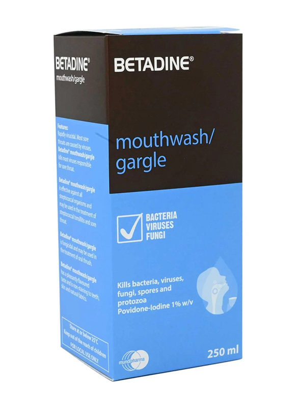 Betadine Mouth Wash Gargle, 125ml