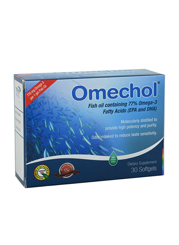 Vital Health Omechol, 30 Softgels
