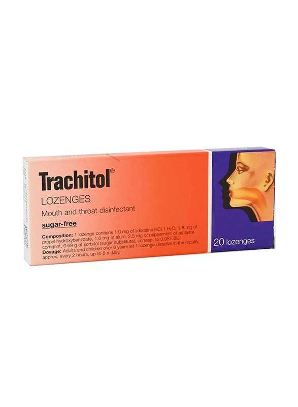 

Trachitol Sore Throat, 20 Lozenges