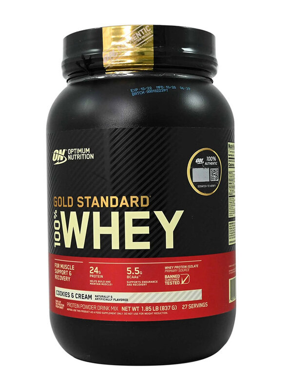 

Optimum Nutrition Gold Standard 100% Whey, 2lb, Cookies & Cream