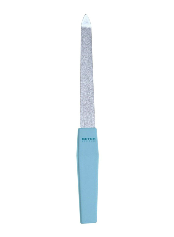 Beter Sapphire Nail File, Blue/Silver