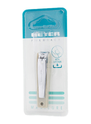 Beter Chrome Plated Manicure Nail Clippers with Catcher, Silver